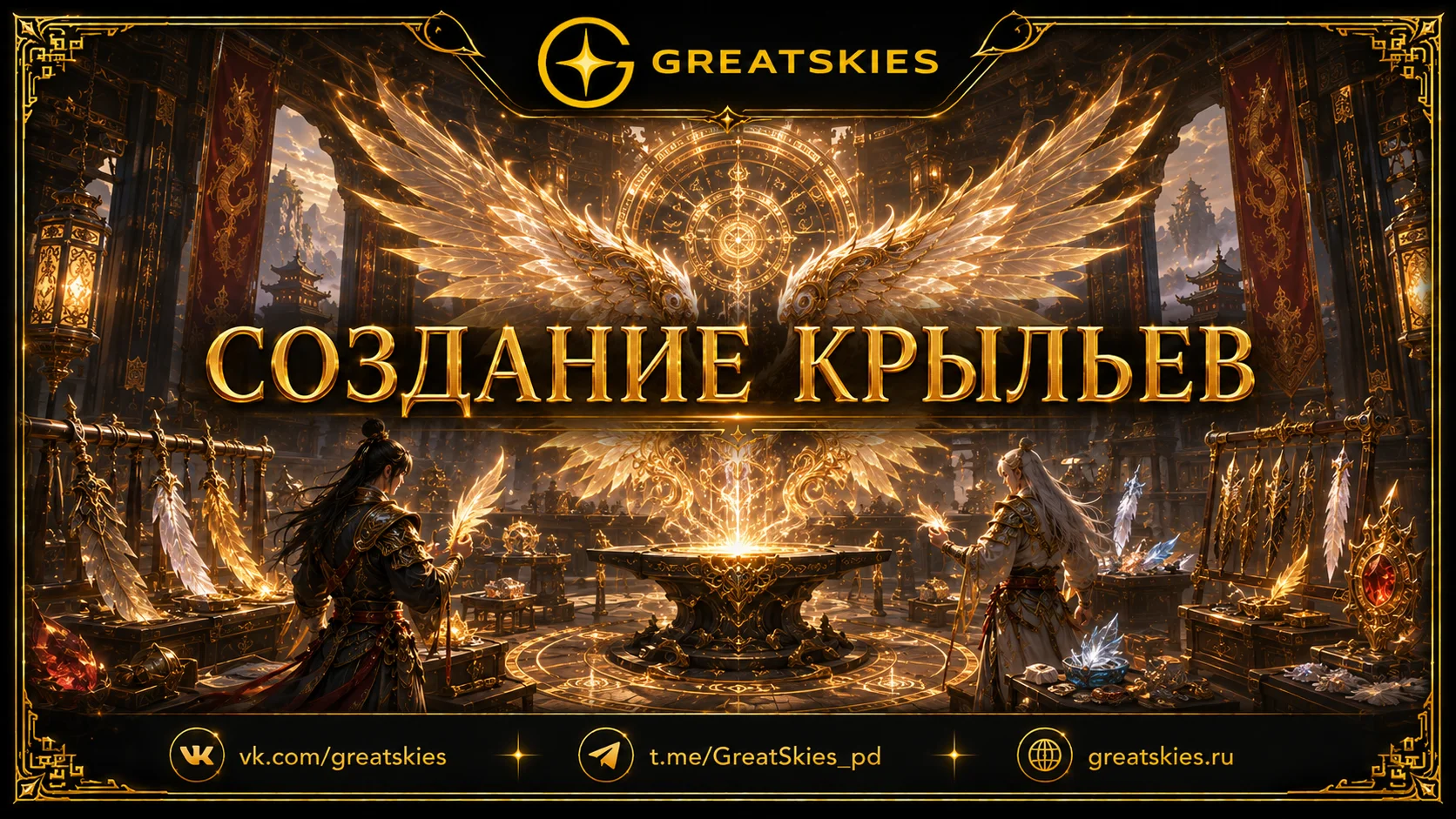 Создание крыльев